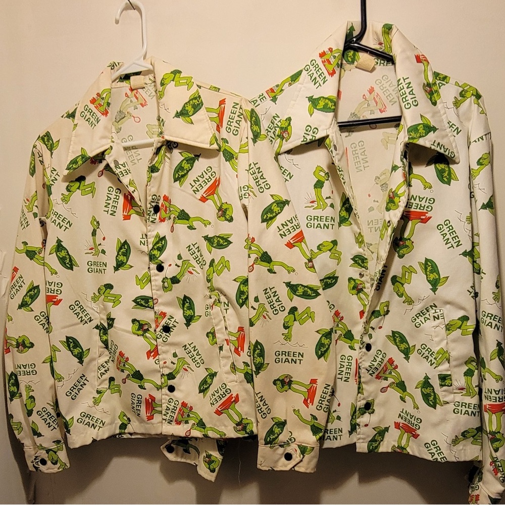 Vintage RARE Jolly Green Giant Pop Art Advertising Jackets